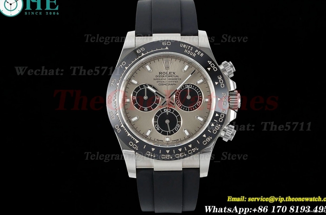 Clone Dial 40mm SS VSF 116519 Grey SS DD4130 Daytona Super 0402